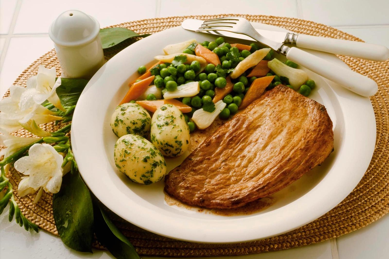 Escalopes de veau avec ragoût de Leipzig