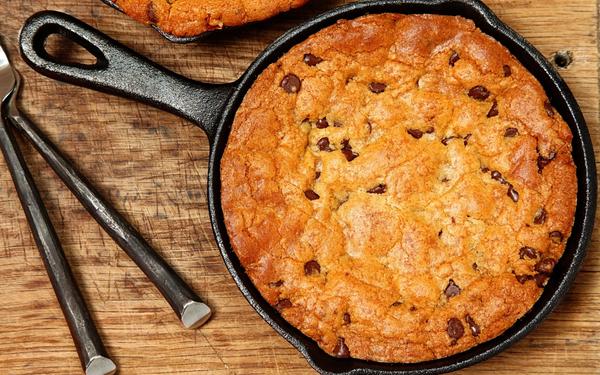 Cookie sans gluten cuit à la poêle