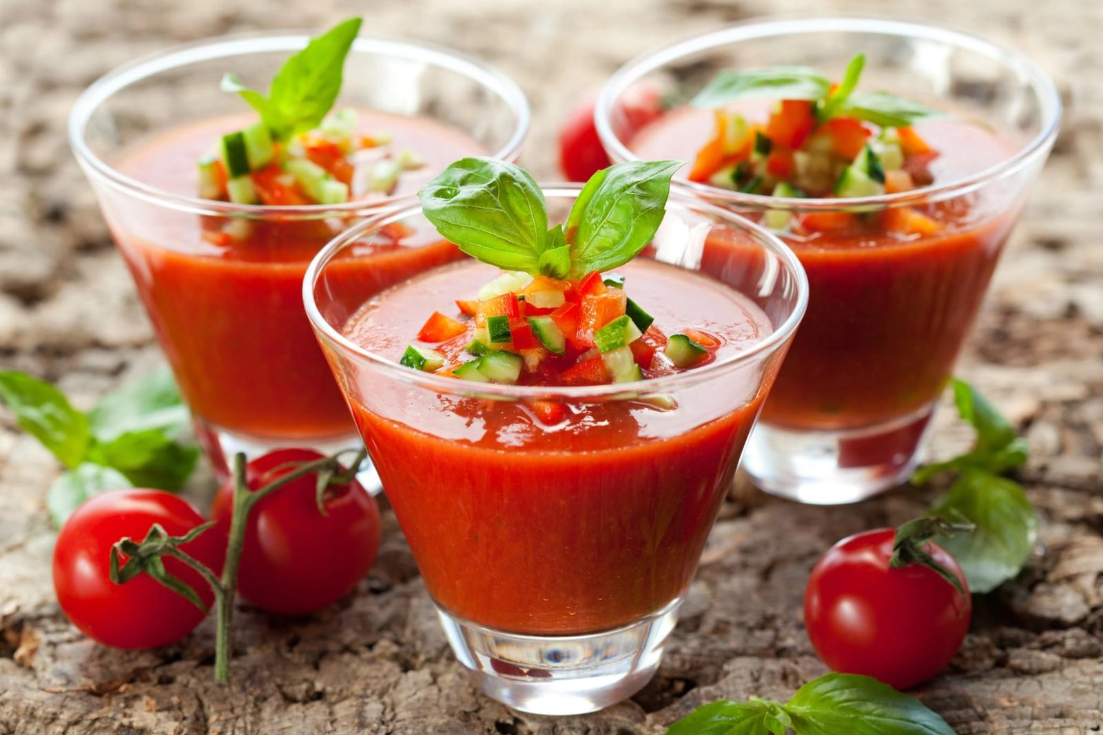 Recette gaspacho tomate concombre
