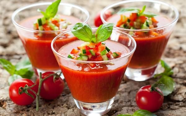 Recette gaspacho tomate concombre