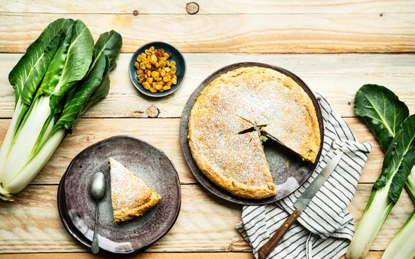 Tarte aux blettes sucrée