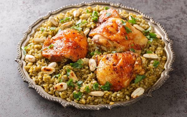 Freekeh syrien au poulet