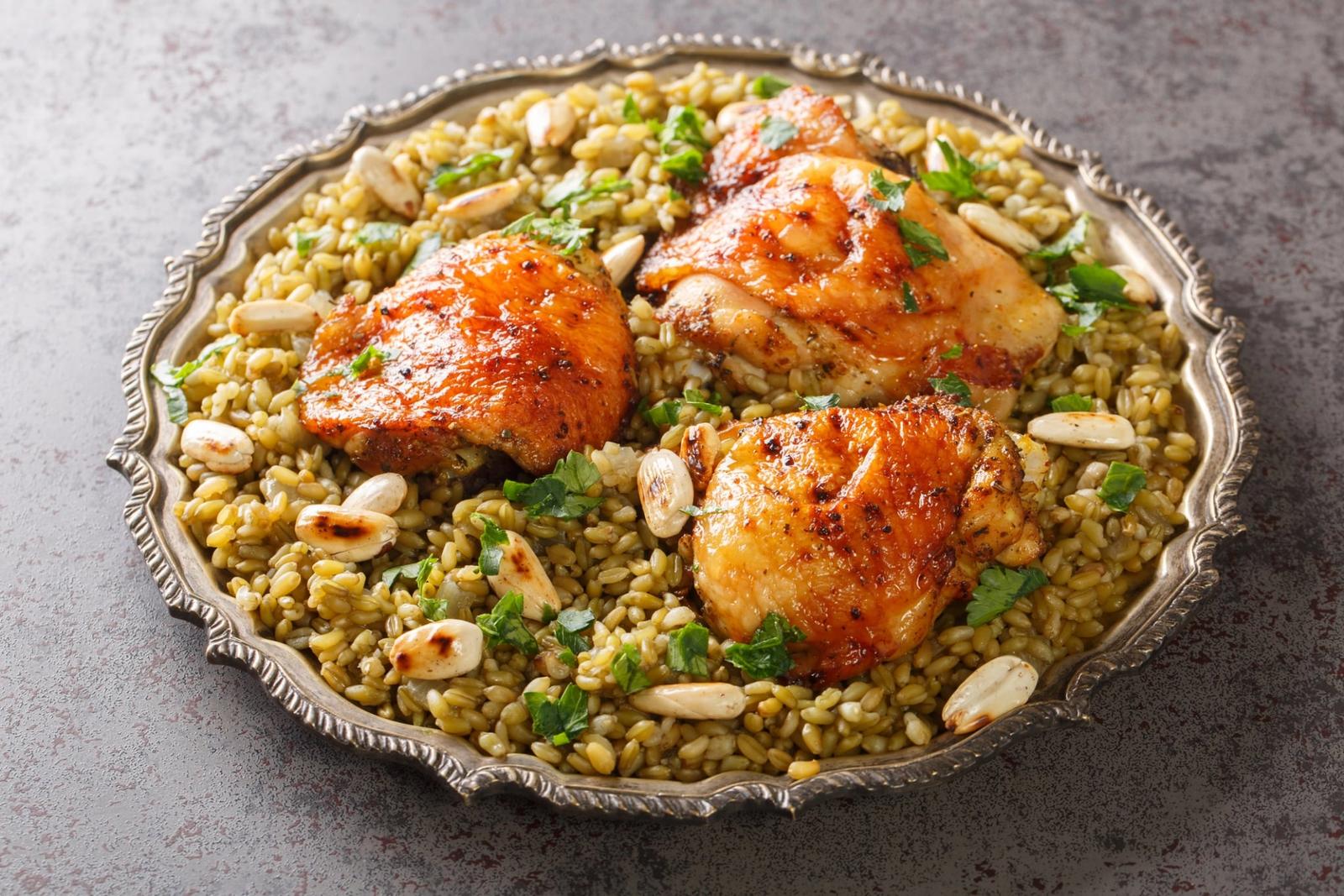 Freekeh syrien au poulet