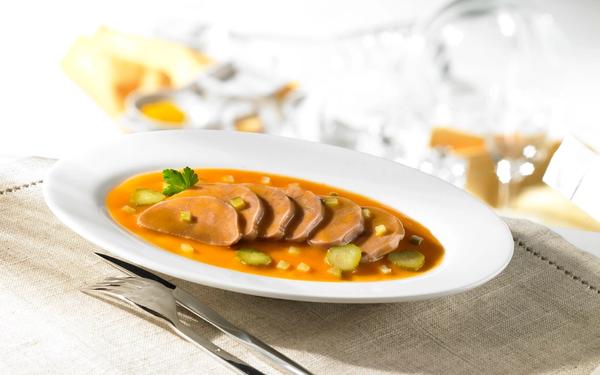 Langue de bœuf sauce piquante
