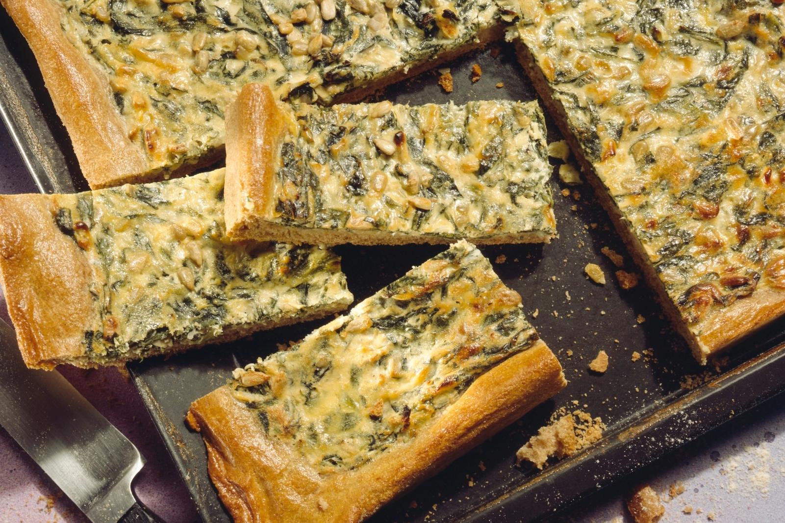 Tarte aux épinards et fromage blanc
