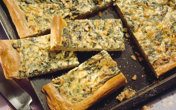 Tarte aux épinards et fromage blanc