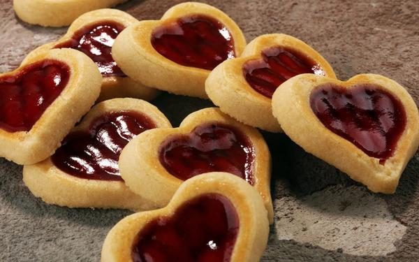 Biscuit confiture fraise