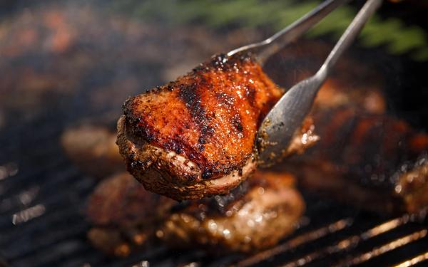 Magret de canard au barbecue