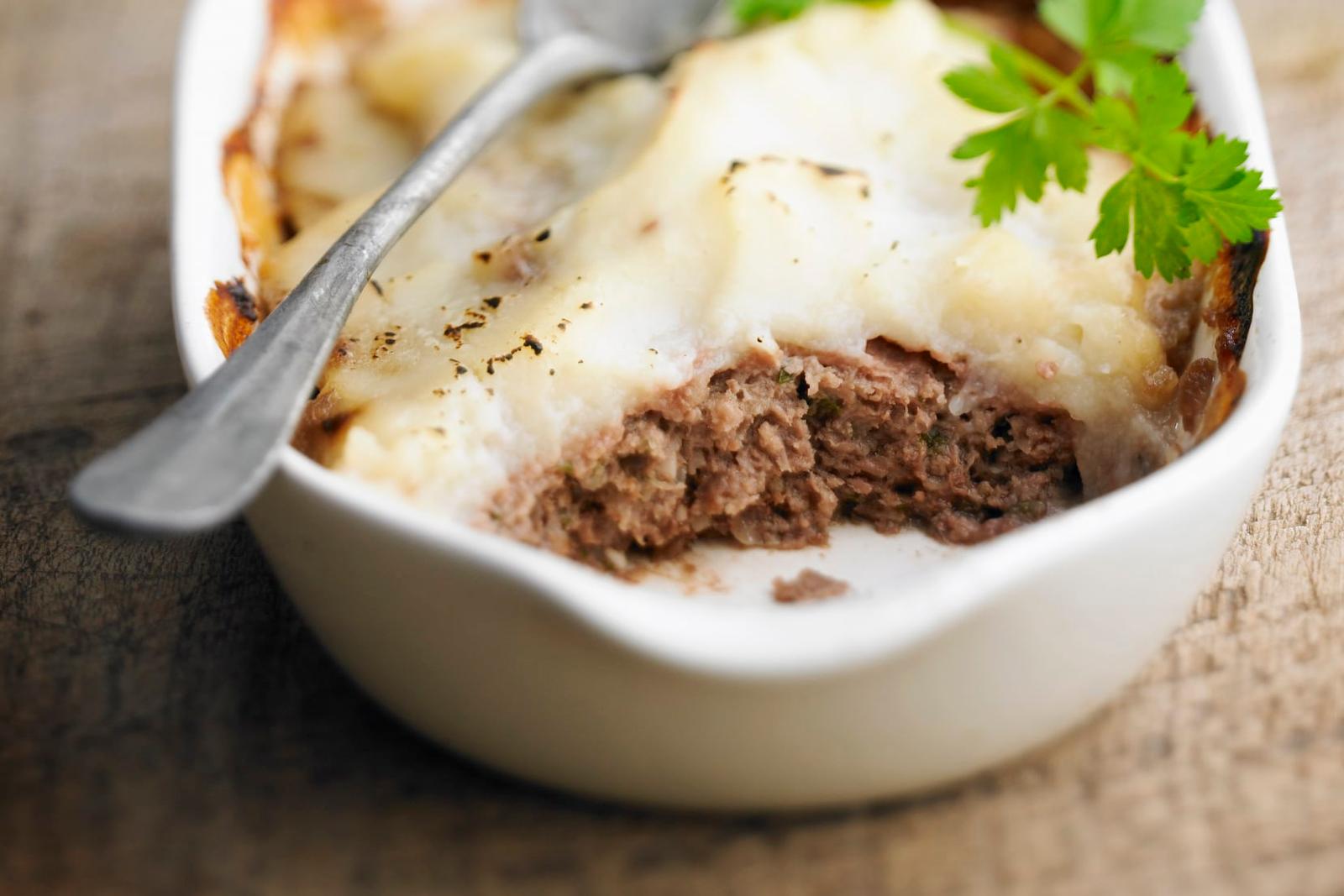 Hachis parmentier au chou-fleur