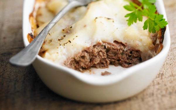 Hachis parmentier au chou-fleur