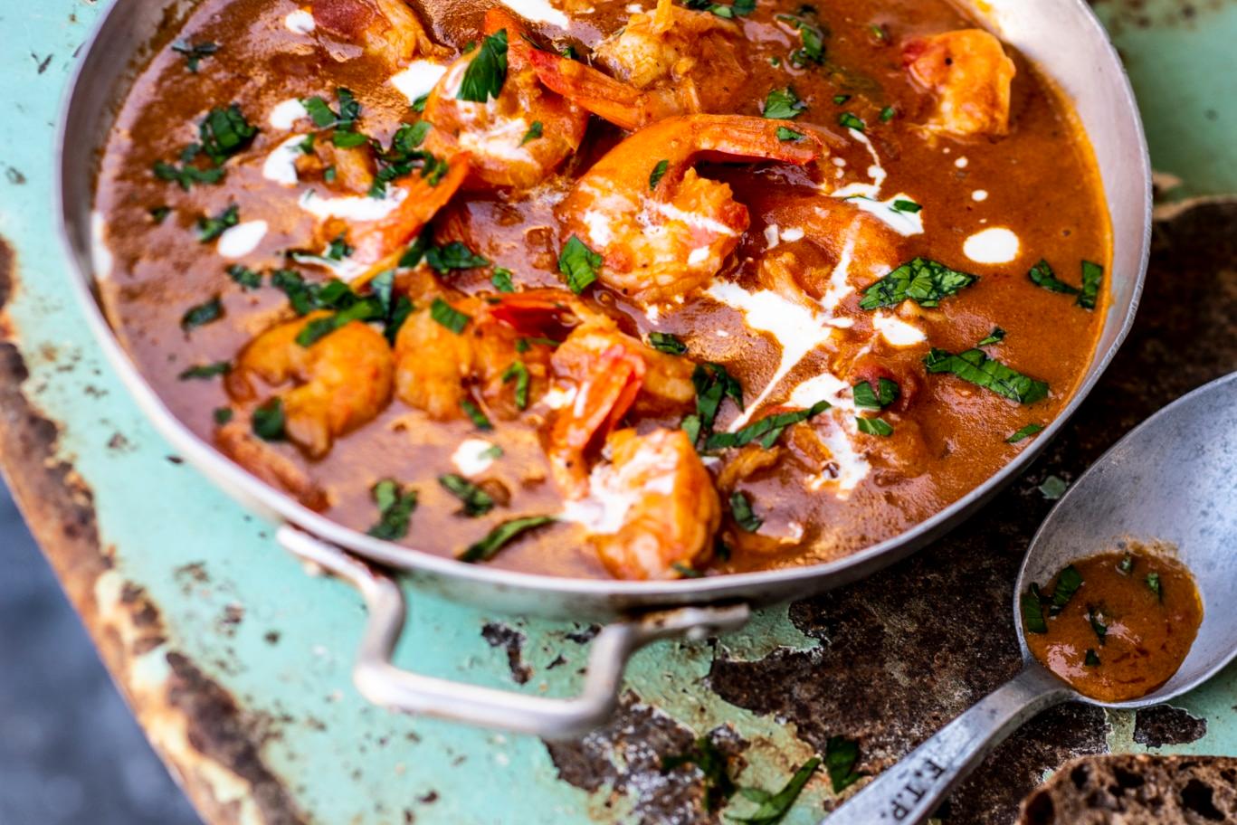 Crevettes à la bisque de homard