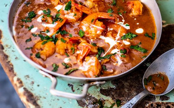 Crevettes à la bisque de homard