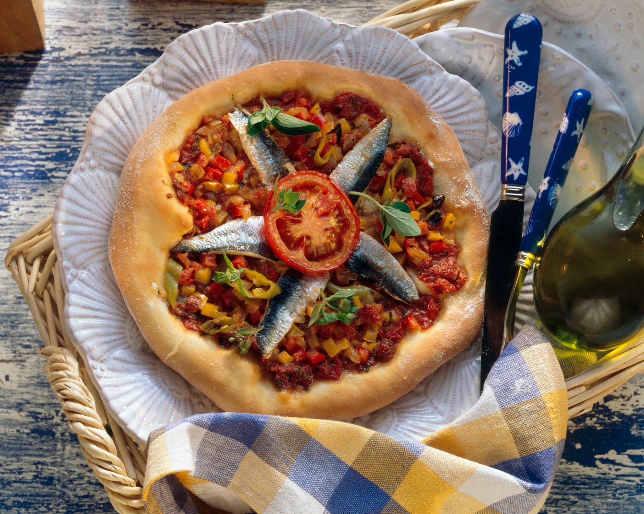 Pizza aux sardines
