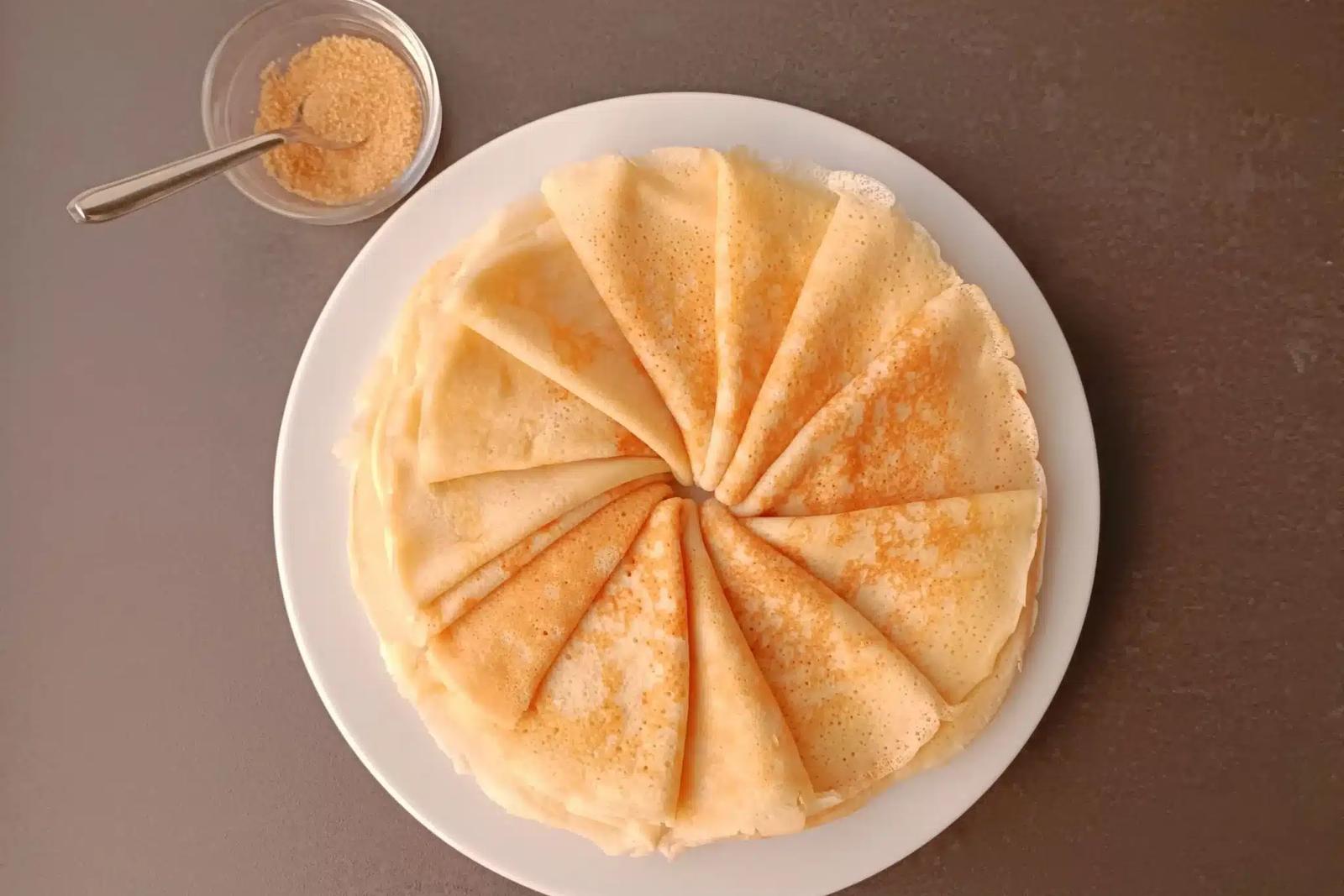 Crêpes moelleuses – recette facile pour petit déjeuner ou goûter