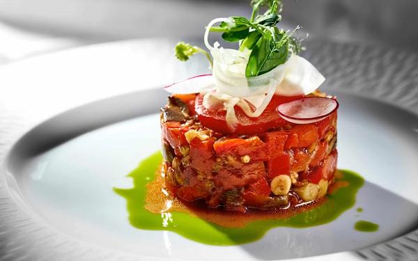 Recette tartare de poivrons et tomates