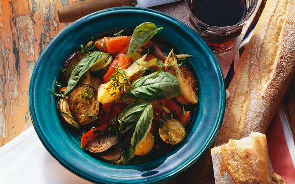 Ratatouille au basilic