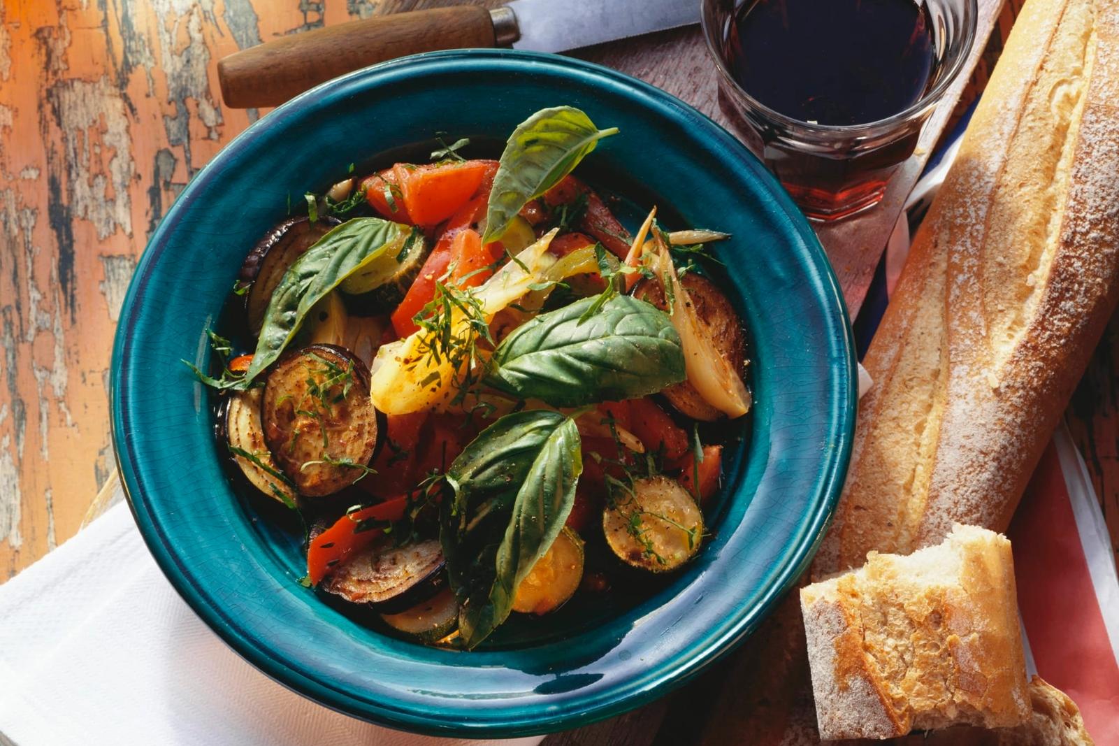 Ratatouille au basilic