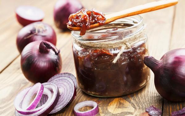 Confiture d'oignons rouges maison