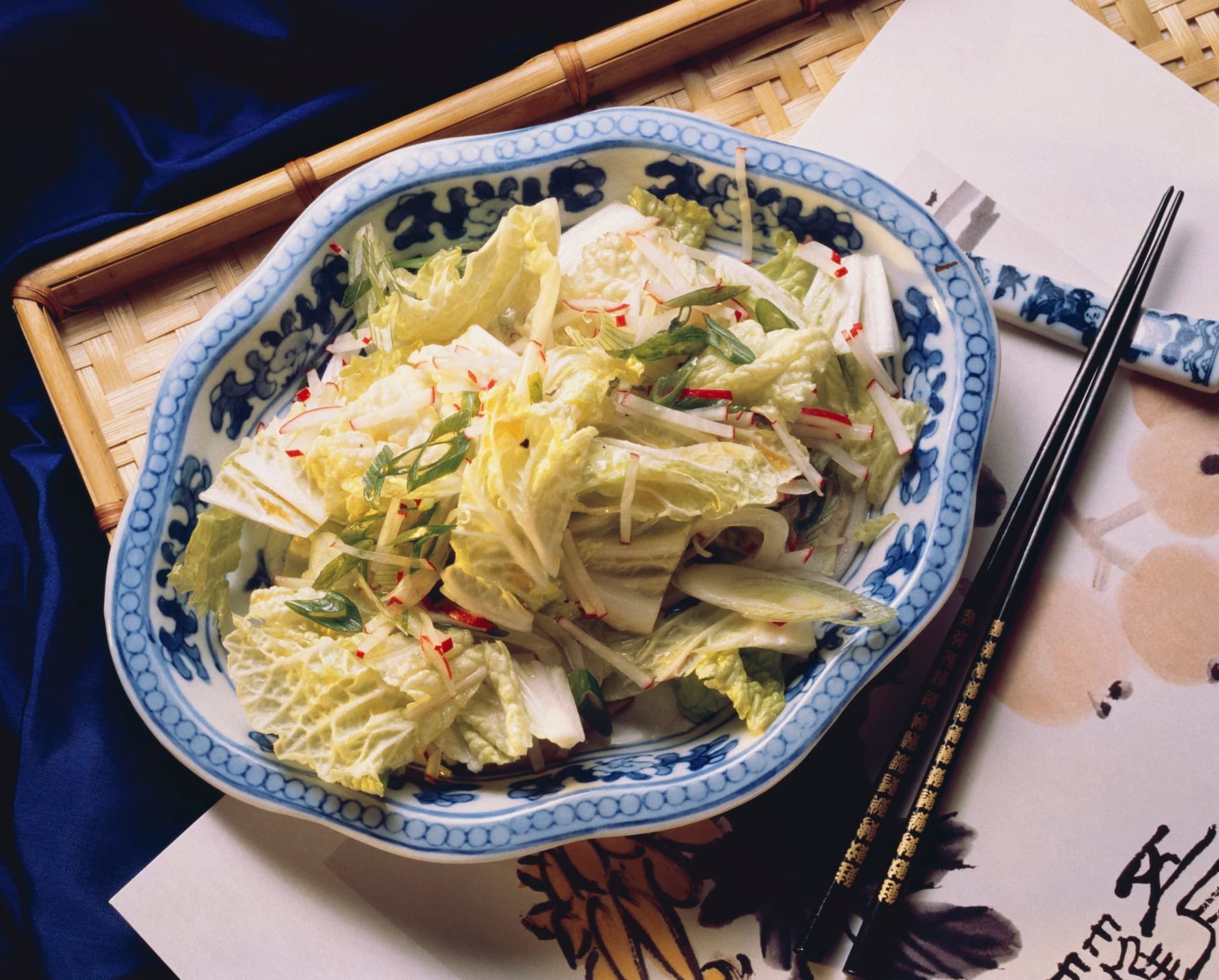 Chou chinois à l'huile de piment