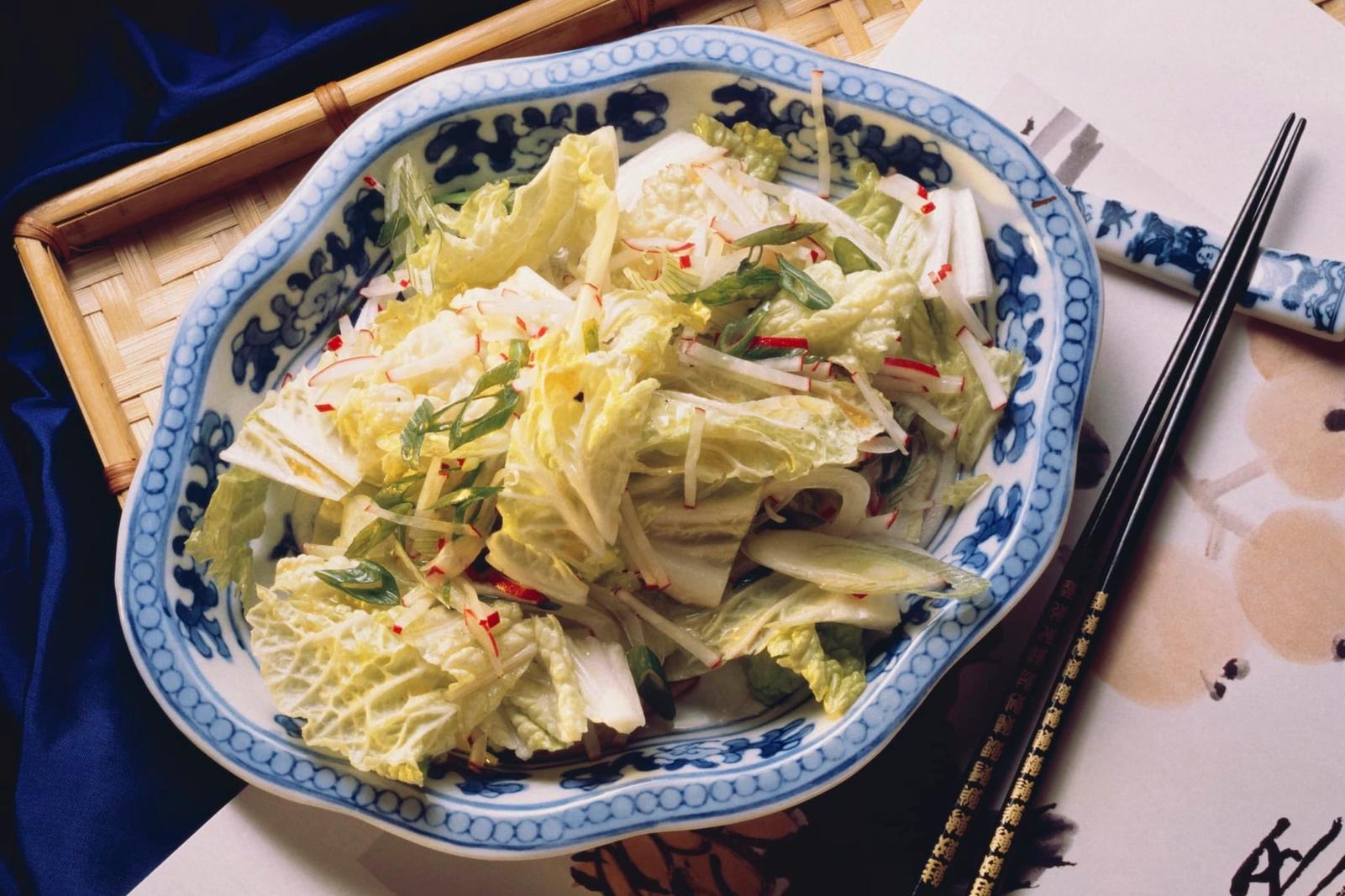Chou chinois à l'huile de piment