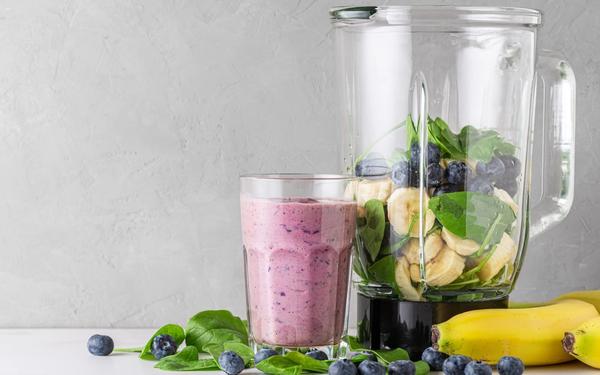 Recette smoothie aux myrtilles bananes et épinards