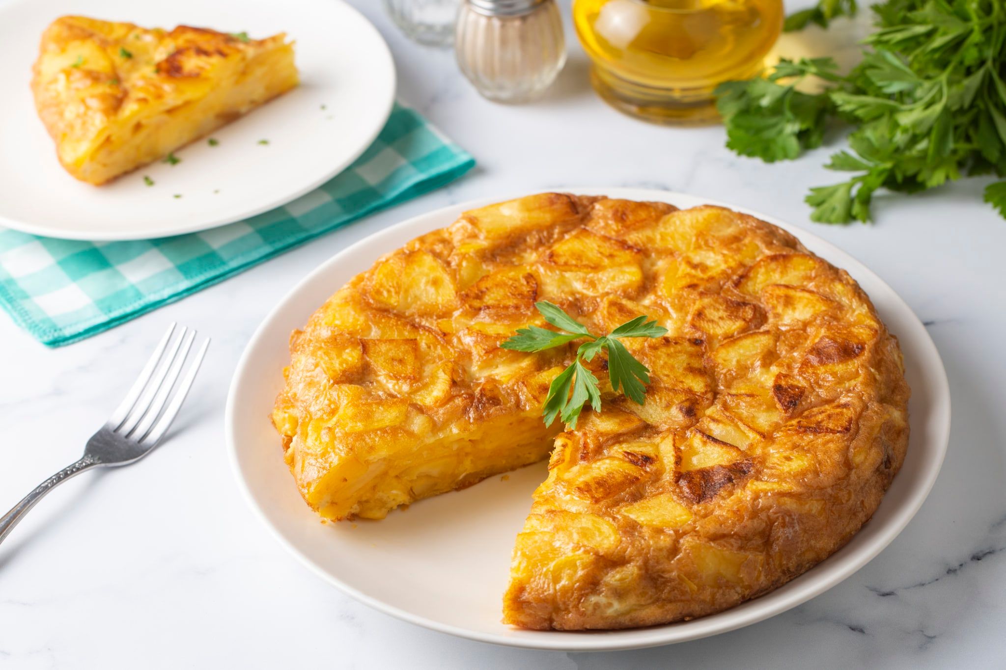 Recette omelette espagnole aux pommes de terre