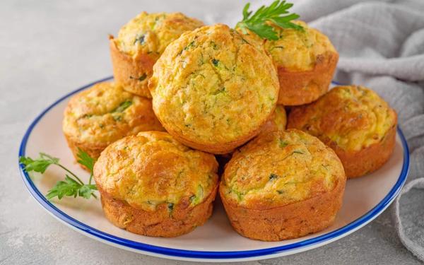 Muffins courgette fromage