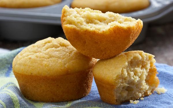 Muffins sans gluten au maïs