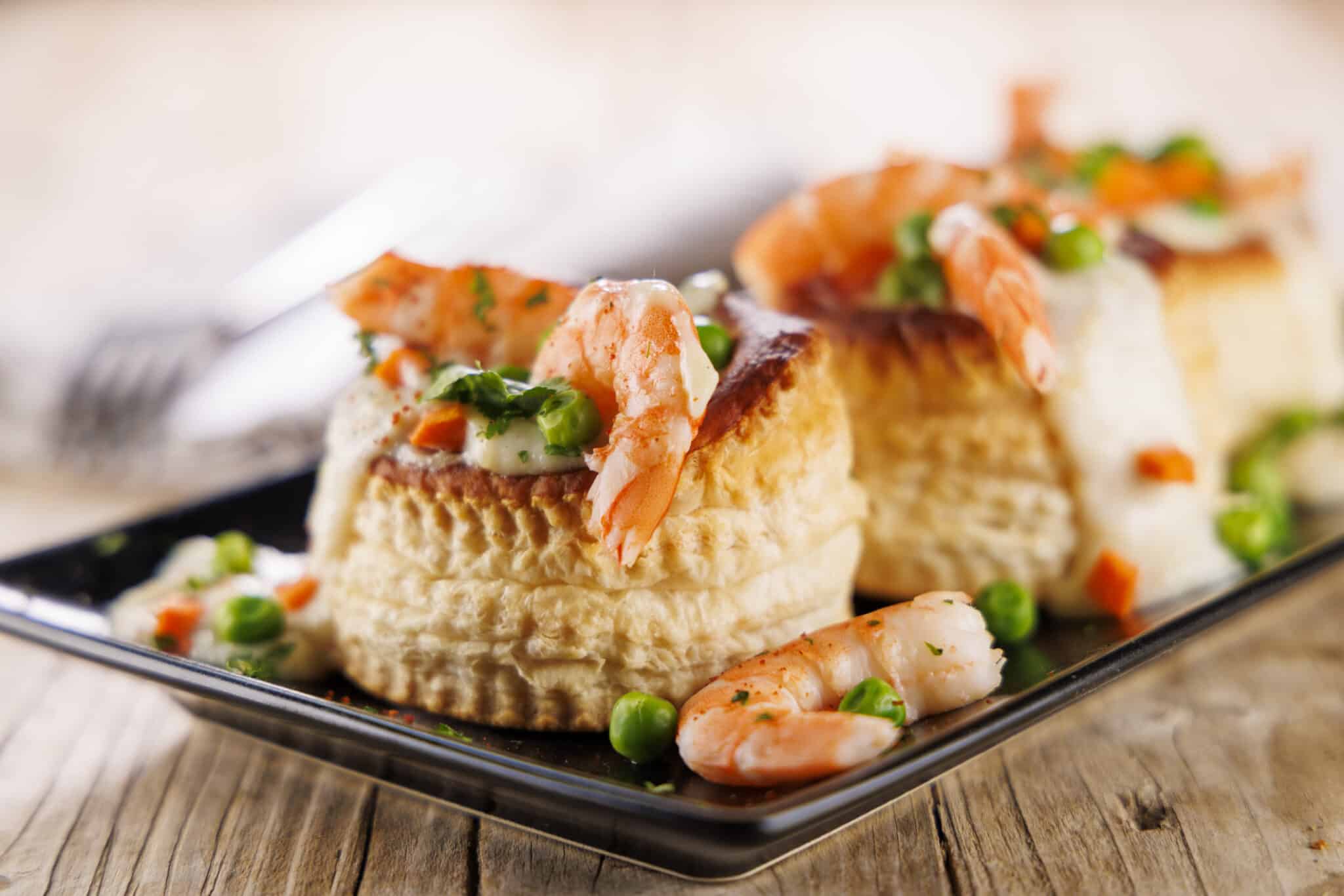 Recette vol au vent aux fruits de mer