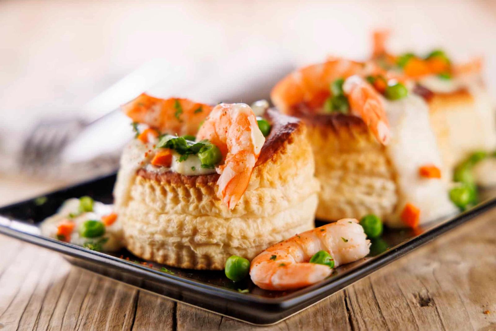Recette vol au vent aux fruits de mer
