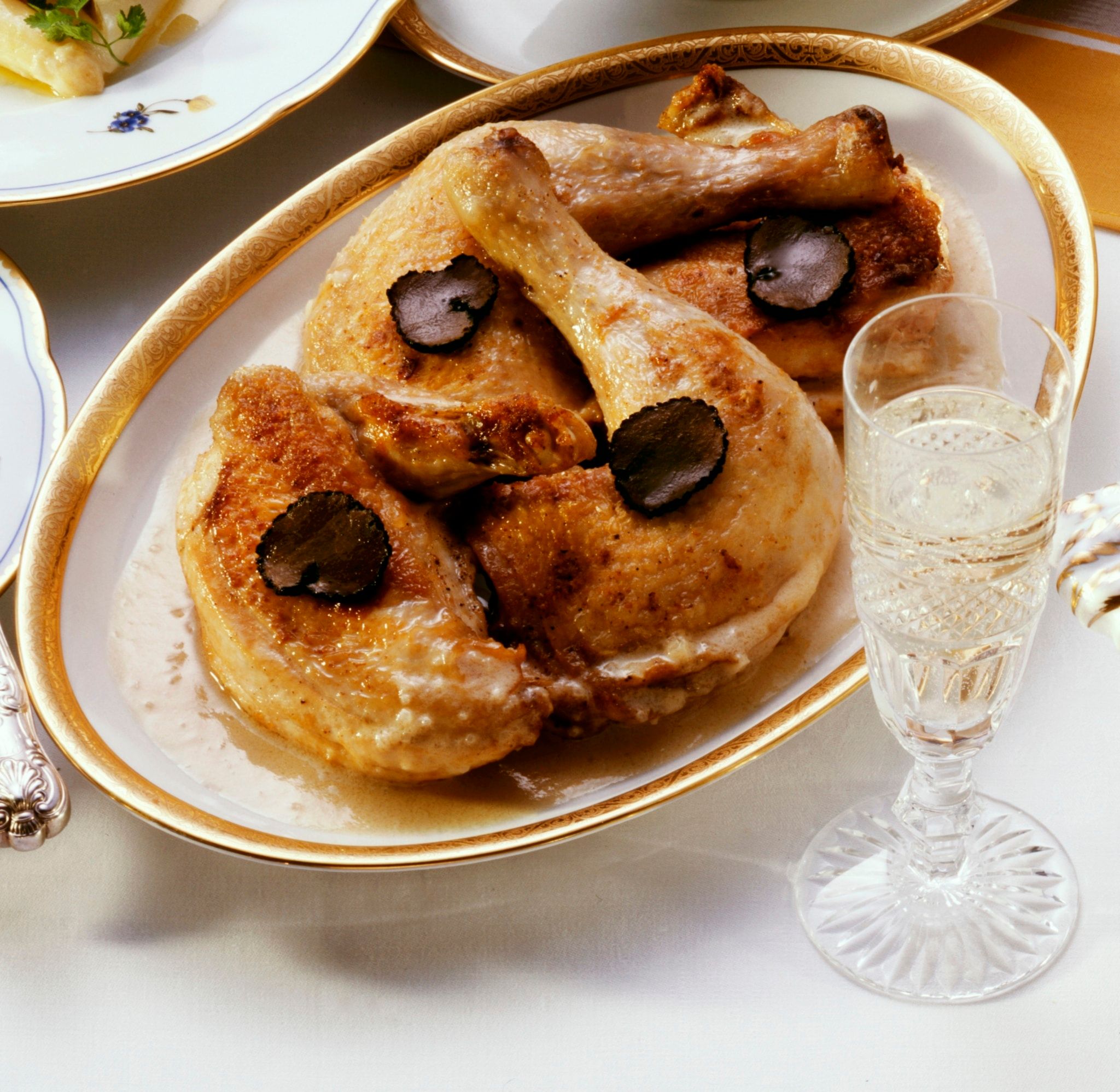 Poulet à la sauce champagne