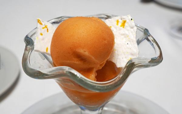 Sorbet à l'orange sanguine