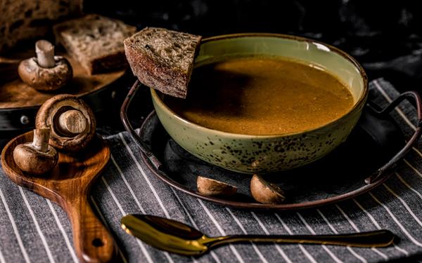 Soupe aux champignons