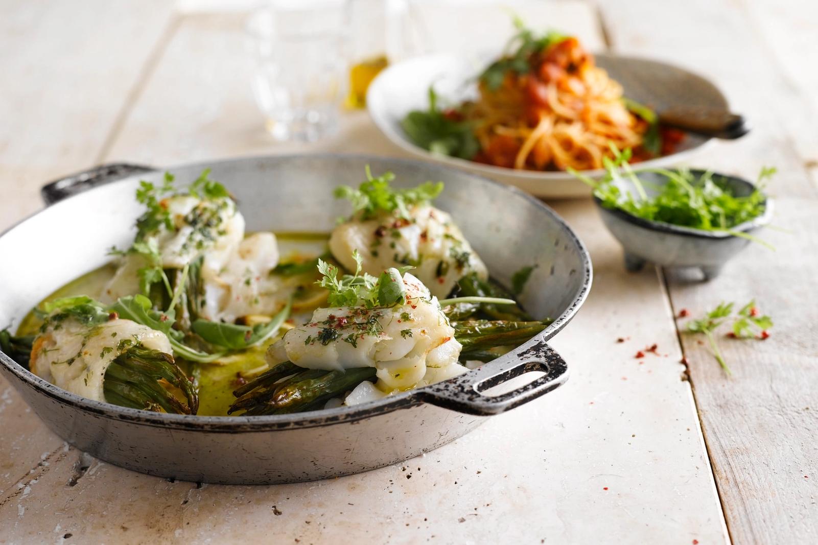 Fagots de haricots verts à la limande