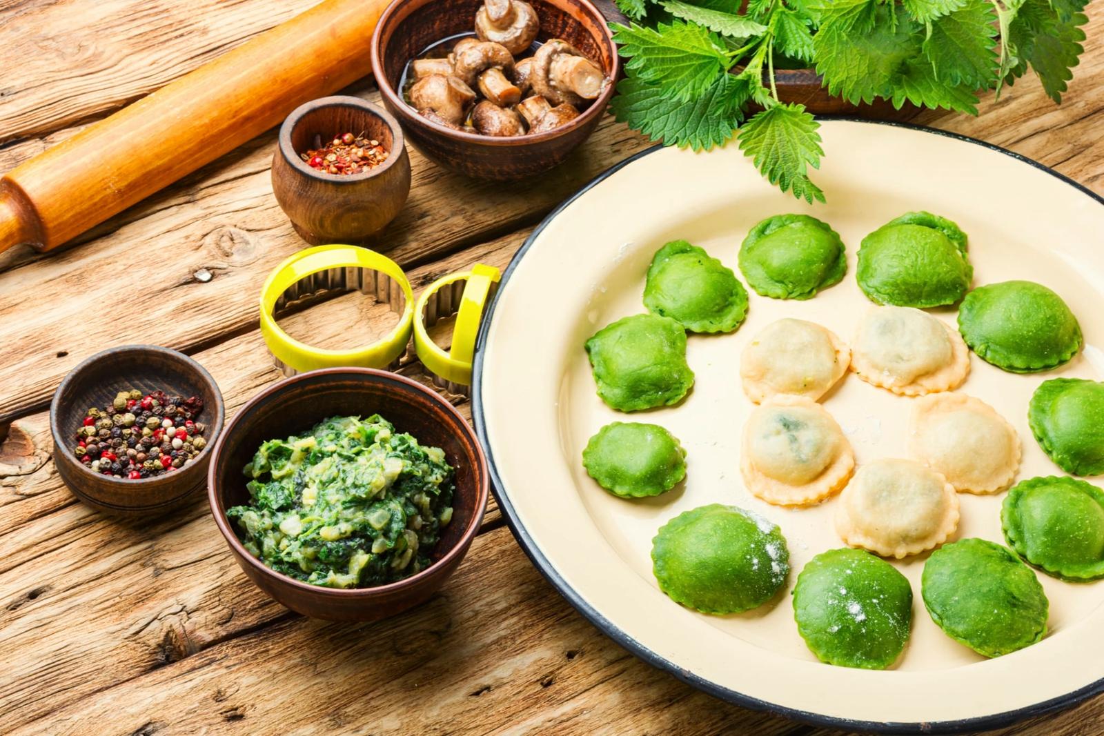 Ravioli à l’ortie