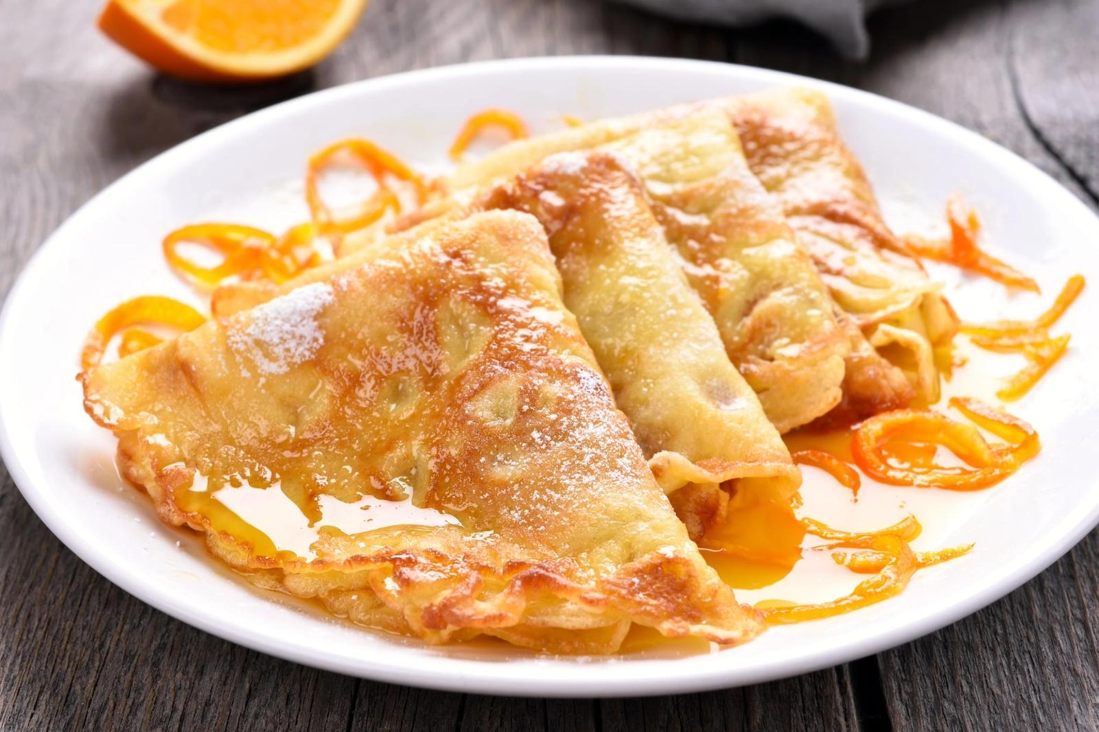 Recette crêpes suzette