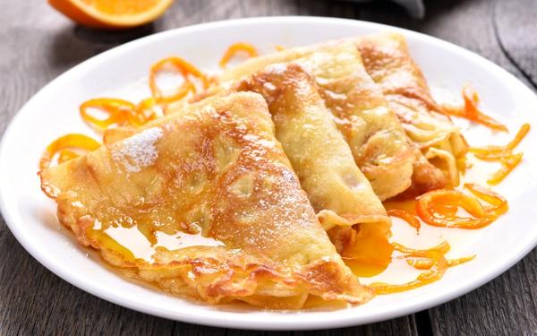 Recette crêpes suzette