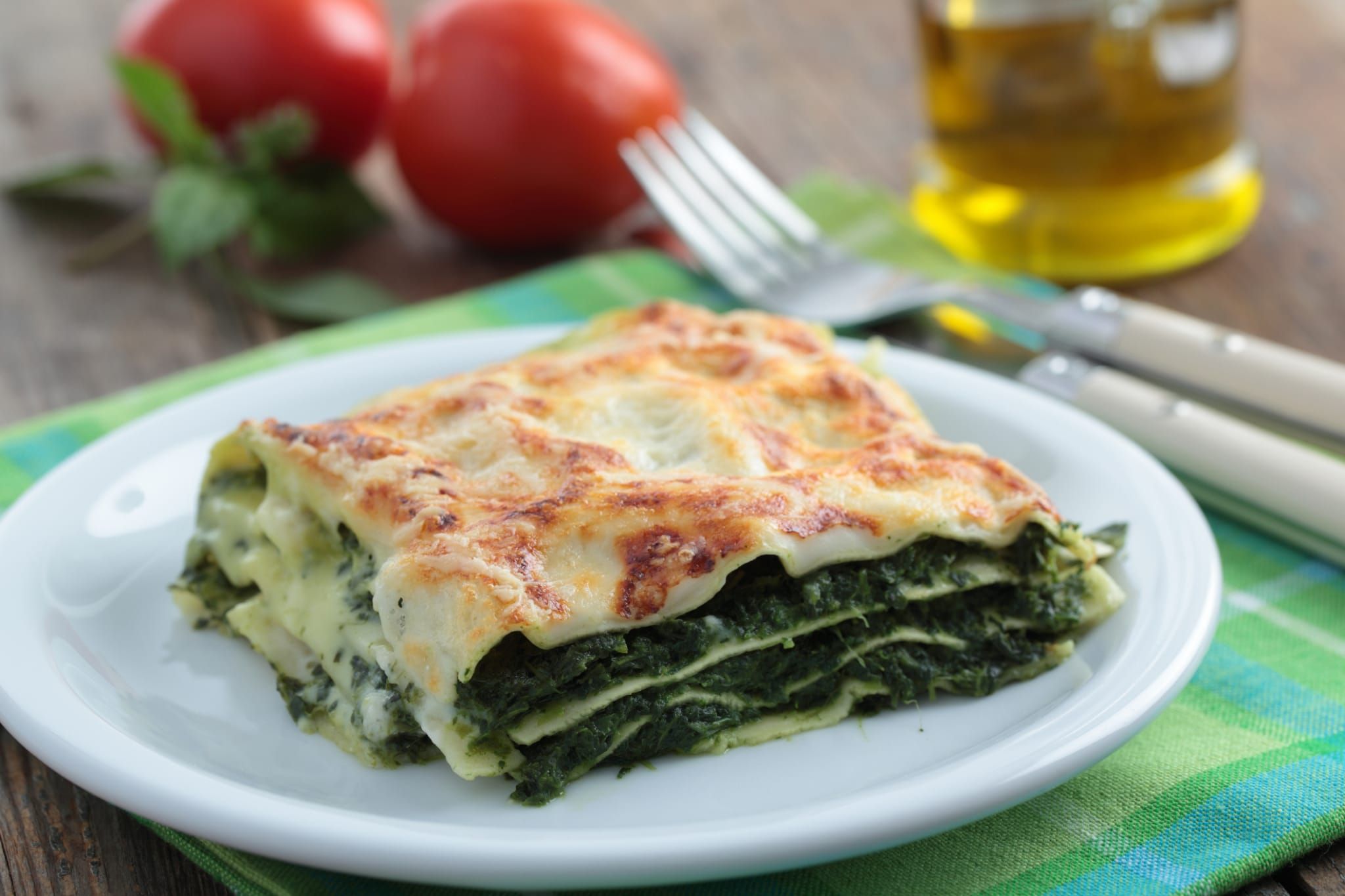Lasagnes aux épinards