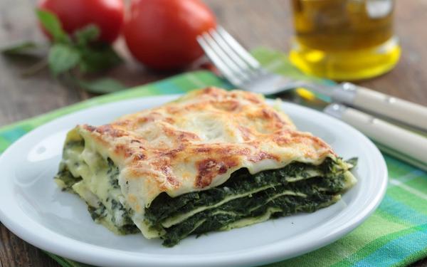 Lasagnes aux épinards