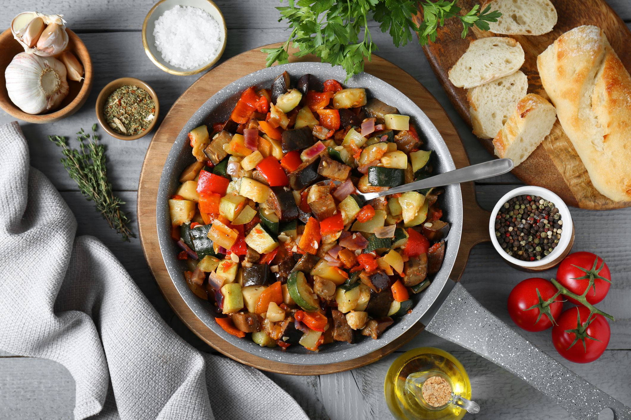 La recette de la ratatouille