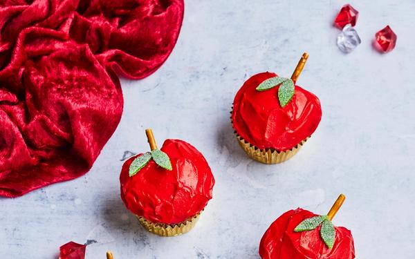 Muffins en forme de pomme d'amour
