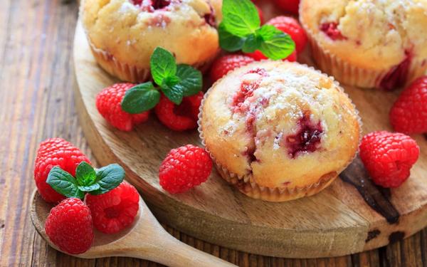 Muffins à la framboise