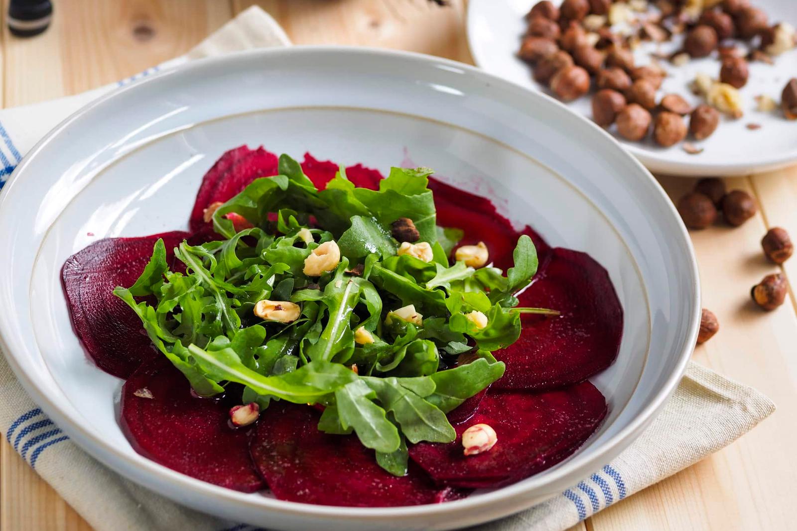 Carpaccio de betteraves