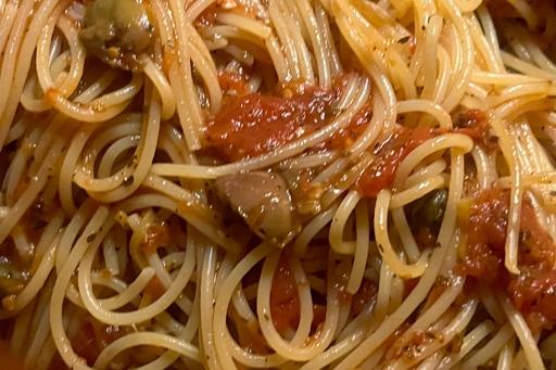 Recette spaghetti putanesca frais