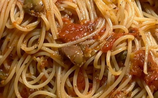 Recette spaghetti putanesca frais
