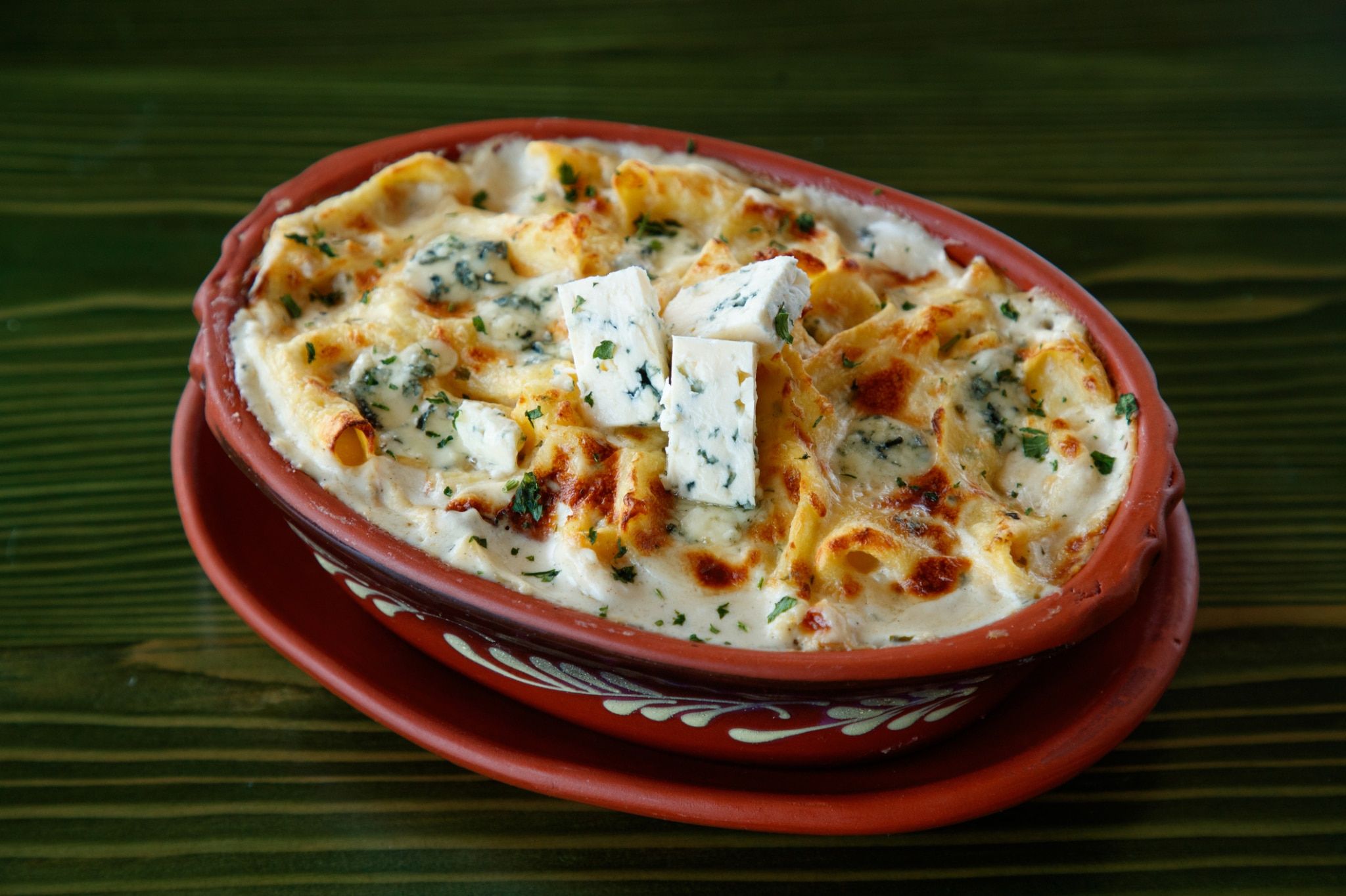 Lasagne au fromage bleu