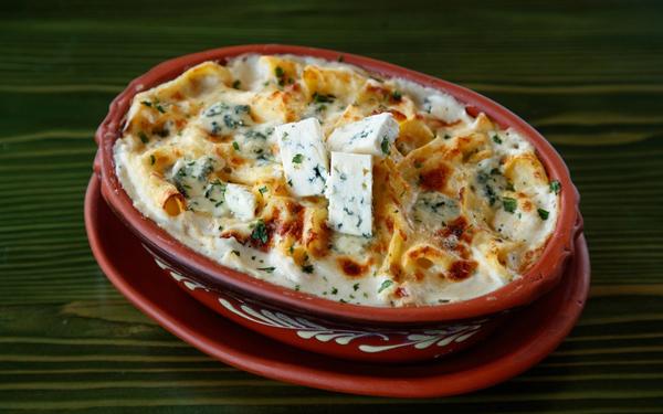 Lasagne au fromage bleu