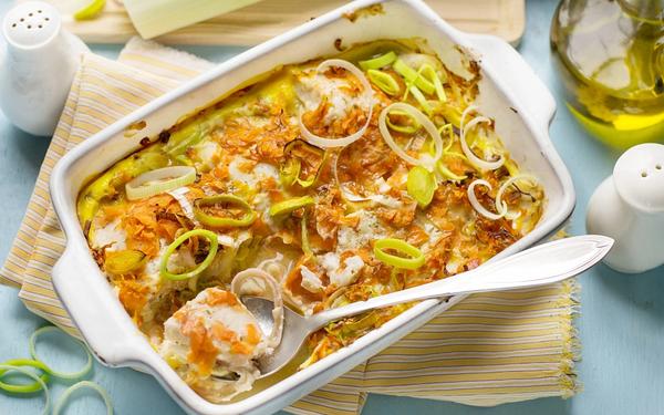Recette gratin de poisson au cabillaud