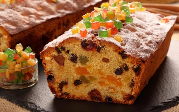 Cake aux fruits confis