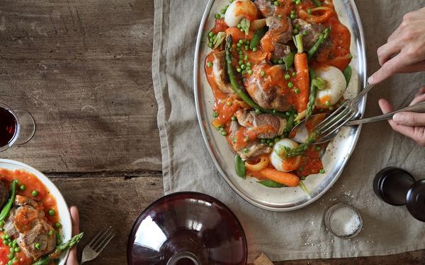 Curry d'agneau printanier